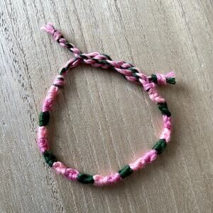 Dominique Bracelet anklet trendy comfortable tie embroidery thread woven gift